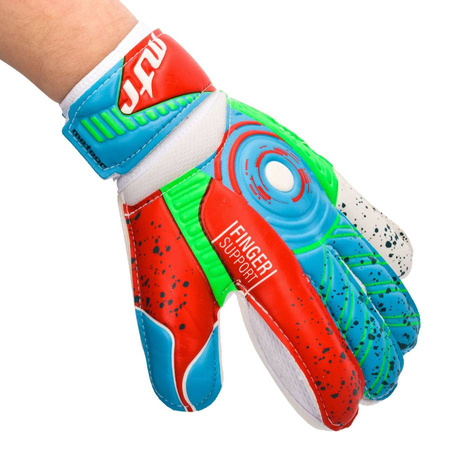 Rękawice Bramkarskie Piłkarskie Treningowe Usztywniony Palec Finger Support