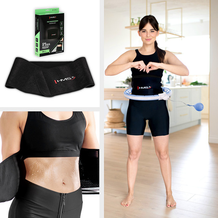 Hula Hop Odchudzające Z Wypustkami i Obciążnikiem + Pas Wyszczuplający Plus Size HMS