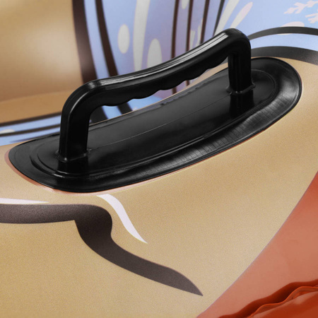 SPOKEY Ślizgacz Śnieżny Dmuchany Z Uchwytami Sanki Ślizg