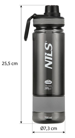 Bidon Rowerowy Butelka Sportowa Na Wodę Tritanowa BPA FREE 700 ml NILS