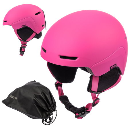 Kask Narciarski Snowboardowy Zimowy Regulowany METEOR