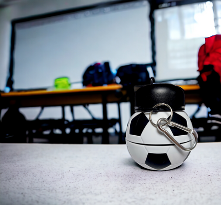 MERKAN Butelka Sportowa Bidon Składany Piłka Z Ustnikiem