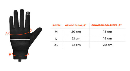 SPOKEY Rękawiczki Rękawice Rowerowe Długie