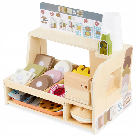 Drewniany Bar Kanapkowy Sklep Z Przekąskami Restauracja MAMABRUM