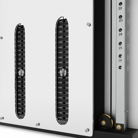 HMS Brama Przyścienna Podwójna Treningowa Do Ćwiczeń Ze Stosem