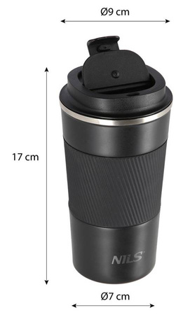 Kubek Termiczny Termos Turystyczny Stalowy Butelka Na Kawę Herbatę 510 ml