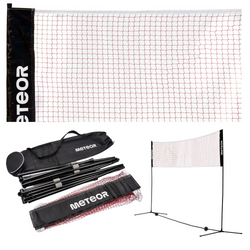 Siatka Przenośna Do Gry W Badmintona Regulowana Wysokość 90-220 cm METEOR