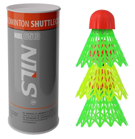 Zestaw 2 Rakiet + 6 Lotek Do Gry W SPEED Badmintona Crossmintona NILS