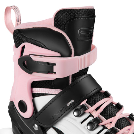 SPOKEY KIDO 4w1 Łyżworolki Łyżwy Rolki Wrotki Kółka LED Regulowane