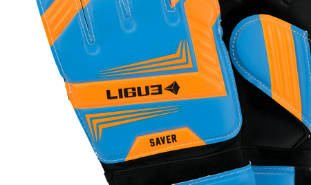 Rękawice Bramkarskie Piłkarskie Treningowe Dla Dzieci Na Rzep LIGUE