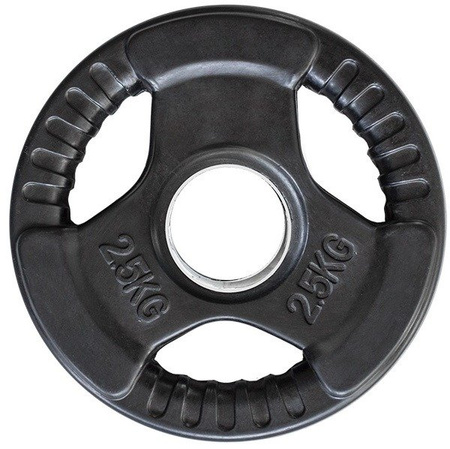 Talerze Olimpijskie Ogumowane Obciążeniowe Na Gryf Sztangę 2x 2,5 kg HMS