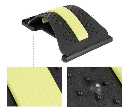 Przyrząd Do Rozciągania Pleców Masażer Kręgosłupa Do Auta Akupresura Łuk