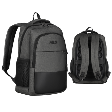 Plecak Miejski Turystyczny Trekkingowy Sportowy Z Miejscem Na Laptopa USB 18 L NILS
