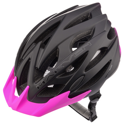 Kask Rowerowy Regulowany Szosowy Z Daszkiem METEOR Otwory Wentylacyjne	