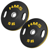 Talerze Obciążenia Olimpijskie Na Gryf Sztangę Gumowany HMS Zestaw 2x15 kg