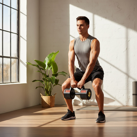 Hantla Regulowana 3w1 Z Funkcją Podpórki Do Pompek Kettlebell Do Ćwiczeń