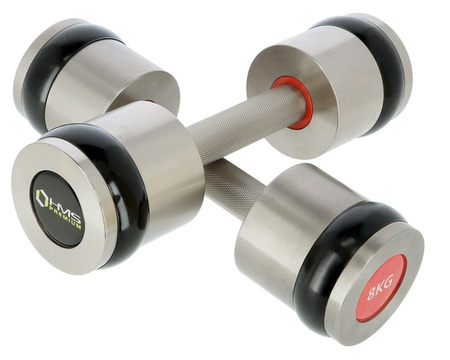 HMS Hantle Hantelki Ciężarki Chromowane 2 x 8 kg