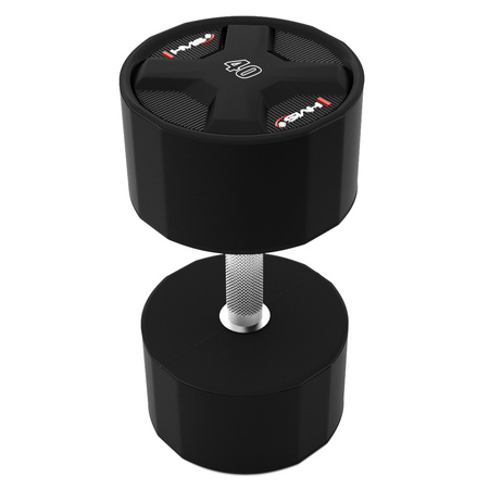 HMS Ciężarek Hantla Poliuretanowa Do Ćwiczeń Treningu 40 kg