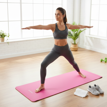 HMS Mata Do Ćwiczeń Fitness Gruba Antypoślizgowa 1,5 cm