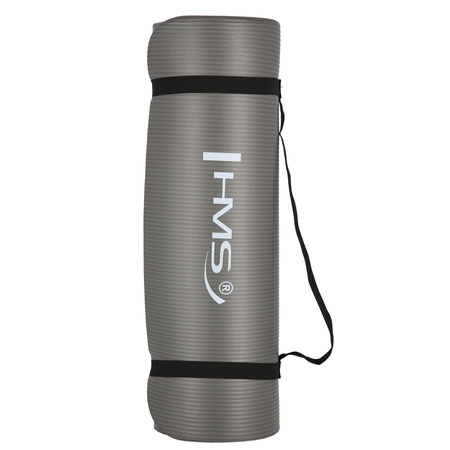 Mata Do Ćwiczeń Fitness Jogi Gimnastyczna Treningowa Gruba NBR 1,5 cm HMS