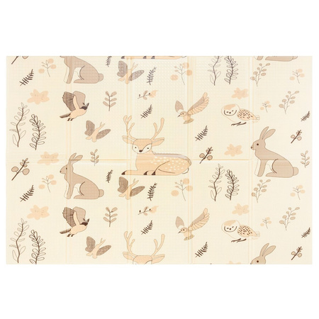 Duża Składana Dwustronna Mata Piankowa 180x120x1 cm MAMABRUM