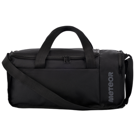 Torba Sportowa Treningowa Podróżna Na Siłownię Fitness Czarna 20 L METEOR
