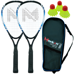 Zestaw Rakiety + Lotki Do Gry W SPEED Badmintona Crossmintona 6w1 MERKAN