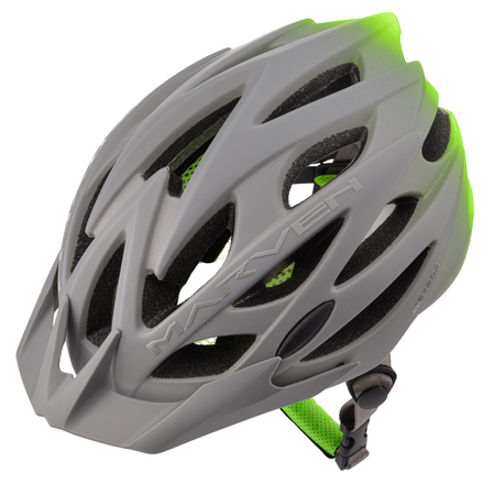 Kask Rowerowy Regulowany Szosowy Z Daszkiem METEOR Otwory Wentylacyjne	