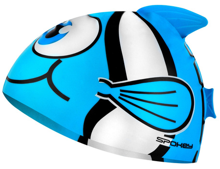 SPOKEY Czepek Pływacki Kąpielowy Na Basen Dla Dzieci + Okularki ANTI-FOG
