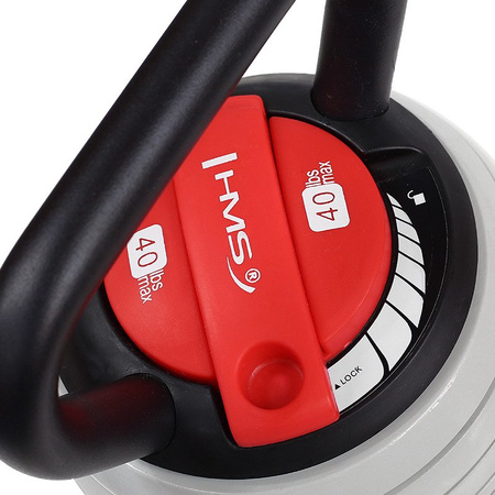 HMS Kettlebell Regulowany Ciężarek Do Ćwiczeń Treningu Siłowego 3-17 kg