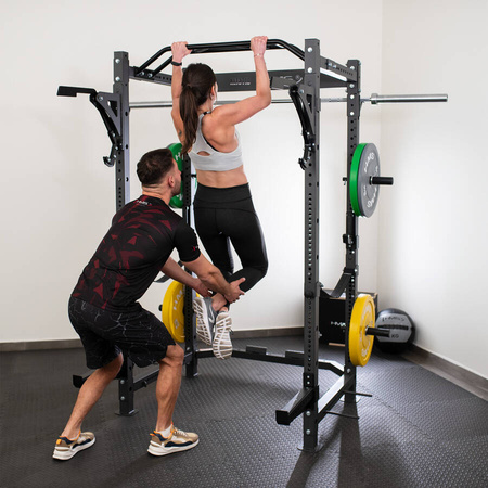 HMS Wielofunkcyjna Klatka Treningowa Domowa Siłownia + Wyposażenie