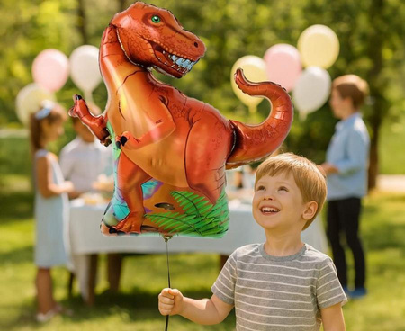 Balony Foliowe Dinozaury Zestaw 3 szt. Na Przyjęcie Imprezę Urodziny GODAN