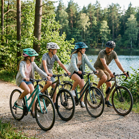 Kask Rowerowy Szosowy Z Daszkiem Wentylowany Z Siatką MARVEN 