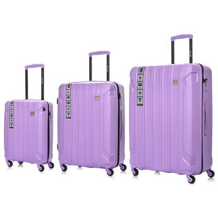 Swissbags+ Zestaw 3 Walizek Na Kółkach Kabinowa Średnia Duża