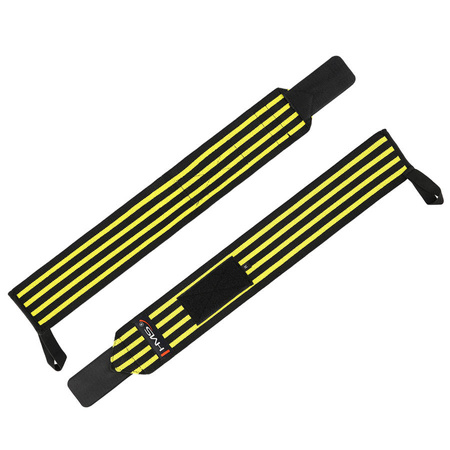 Owijki Treningowe Stabilizatory Na Siłownię Na Nadgarstek Żółte 2 szt. HMS