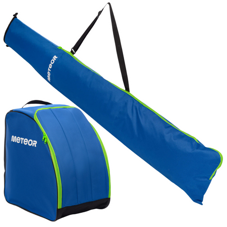 Zestaw Narciarski Torba Na Narty 195 cm + Pokrowiec Na Buty Kask METEOR