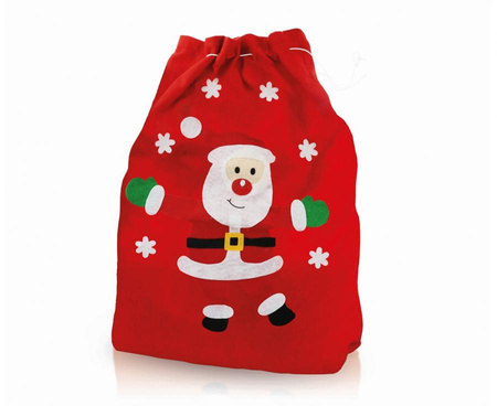 Worki Na Prezenty Świąteczne Mikołaja Gwiazdora Pod Choinkę 4 szt. 70x50 cm