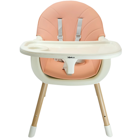 MERKAN Krzesełko Stalowe Fotelik Do Karmienia Z Blatem 3w1 Dla Dziecka