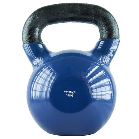 HMS Kettlebell Żeliwny Pokryty Winylem Do Ćwiczeń Treningu Siłowego 32 kg