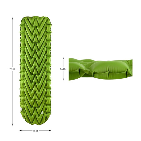 NILS Mata Turystyczna Pompowana Materac Pod Namiot