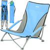 NILS Leżak Plażowy Ogrodowy Składany Fotel Turystyczny + Pokrowiec