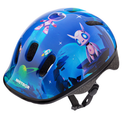 Kask Rowerowy Regulowany Dziecięcy Ochronny Otwory Wentylacyjne METEOR