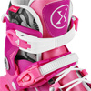 Łyżworolki Rolki Dla Dzieci Regulowane Rekreacyjne Różowe ABEC-7 NILS