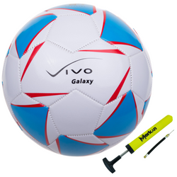 Piłka Nożna Rekreacyjna Treningowa Do Nogi GALAXY Rozmiar 5 + Pompka