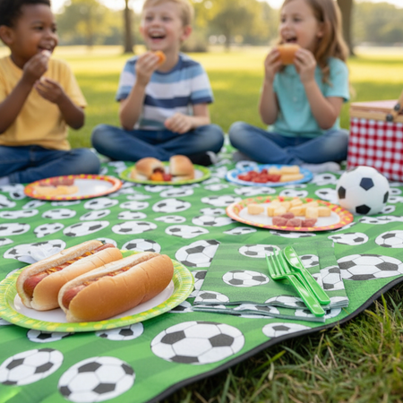 Serwetki Papierowe Na Przyjęcie Dla Dzieci 33x33 cm Piłka Nożna 20 szt.