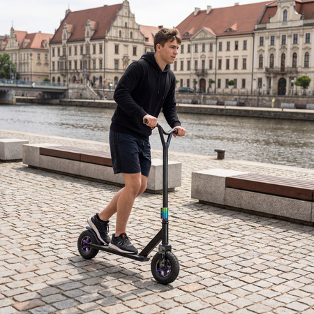 Hulajnoga Miejska Pompowane Koła 195 mm ABEC-9 Młodzieżowa Stunt Freestyle