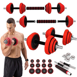 HMS Zestaw Hantle Sztangielki Sztanga 2x10 kg