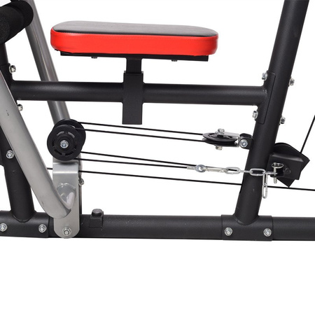 Atlas Wielofunkcyjny Treningowy Do Ćwiczeń Domowa Siłownia Ze Stosem HMS