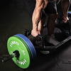 Talerz Olimpijski Na Gryf Gumowany Bumper Obciążenie Do Treningu HMS 10 kg