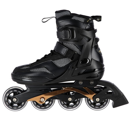 Rolki Rekreacyjne Łyżworolki Kauczukowe Kółka ABEC-9 Dla Dorosłych NILS